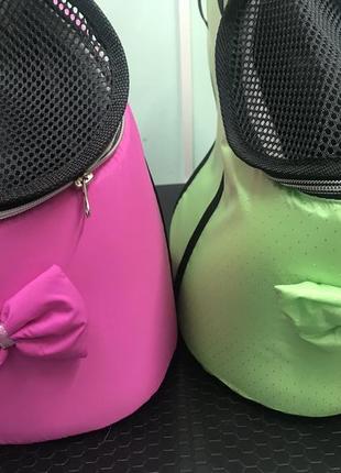 Сумка- переноска утеплена для котиків та маленьких собачок3 фото