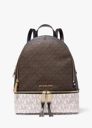 Рюкзак michael kors rhea medium logo backpack оригинал4 фото