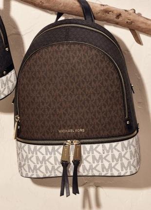 Рюкзак michael kors rhea medium logo backpack оригинал1 фото