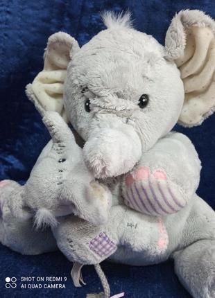 М'яка іграшка слоники2 фото