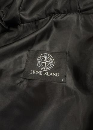 Зимняя куртка stone island хаки мужская / пуховик3 фото