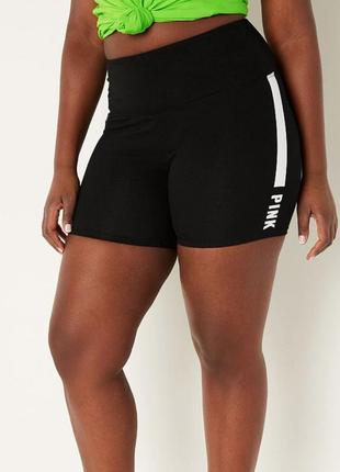 Хлопковые шорты с высокой талией. pink. victoria’s secret. оригинал 🇺🇸