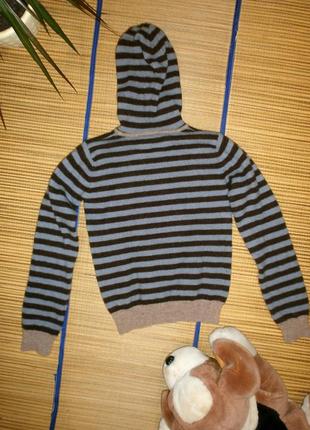 Кофта с капюшоном свитер для мальчика 5-6лет4 фото