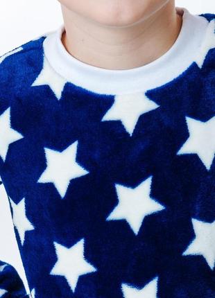 Пижама детская теплая на мальчика, домашнняя одежда для сна зимняя5 фото