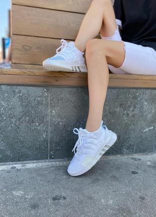 Кроссовки ADIDAS YUNG-1 CRYSTAL WHITE CLEAR ORANGE COLLEGIATE ROYAL