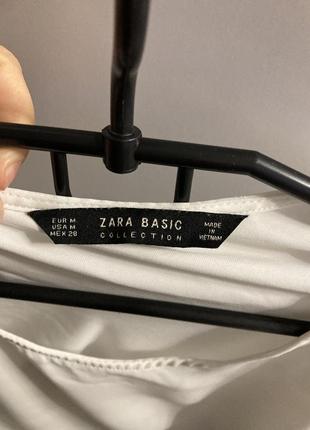 Блуза біла в морському стилі zara2 фото