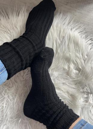 Трендові високі теплі шкарпетки2 фото