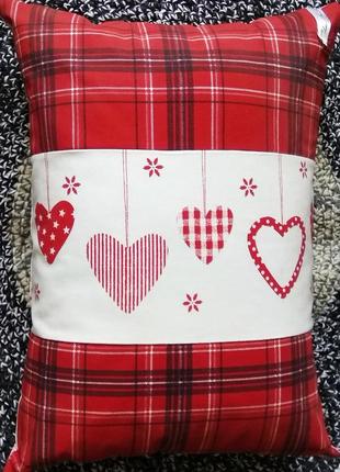 Декоративна подушка новорічного дизайну. handmade
