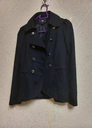 Легкий пиджак осень пальто куртка жакет піджак кашемір вовна двубортный пиджак3 фото