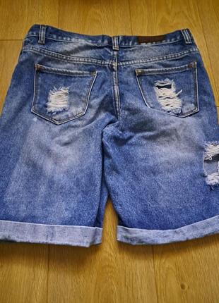 Стильные женские джинсовые шорты рваные м2 фото