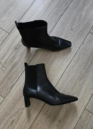 Ботинки кожаные ботинки mango dutti zara1 фото
