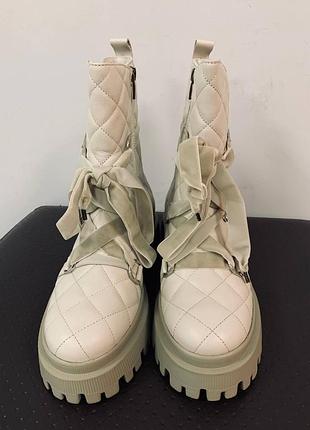 Ботінки жіночі stepter 8109-ow/bez/lico 40 молочний