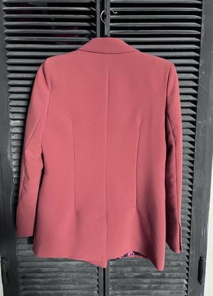 Пиджак кирпичного цвета4 фото