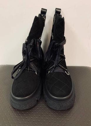 Ботінки stepter 8109-ow/bez/lico чорні