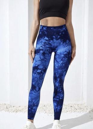 Лосіни мраморні з ефектом push up легінси пуш ап леггинсы