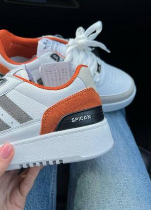 Кроссовки adidas spican white/orange7 фото