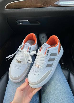 Кроссовки adidas spican white/orange5 фото