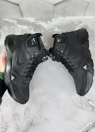 Мужские ботинки nike  
модель: n1 черные 

верх выполнен из высококачественной натуральной кожи 
внутри: мех
