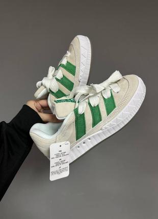 Кросівки adidas adimatic « cream / green » premium