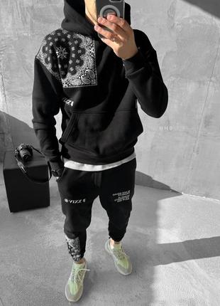 Спортивний костюм оверсайз чорний