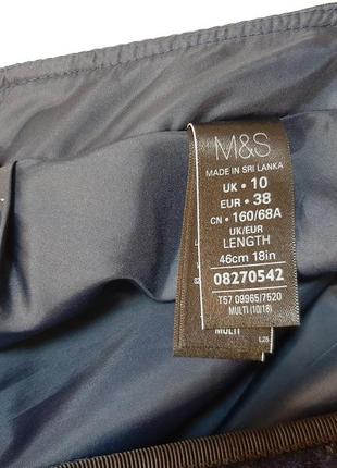 Юбка из смесовой шерсти m&amp;s 38 р8 фото