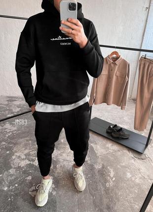 Спортивний костюм оверсайз чорний