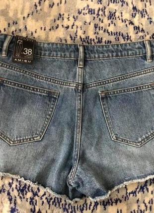 Фирменные джинсовые шорты amish 34 р 38 р2 фото