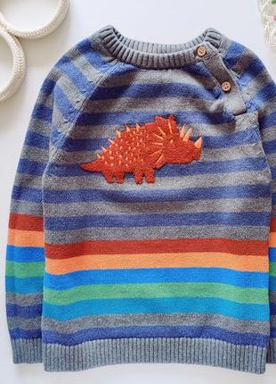 Теплый свитер с носорогом артикул: 177531 фото