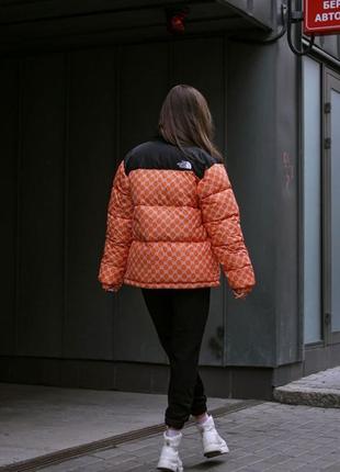 Куртка пухова tnf помаранч2 фото