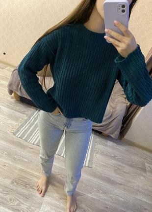 Зимний свитер bershka