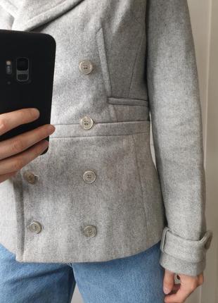 Базовый шерстяной тренч жакет блейзер пиджак куртка7 фото