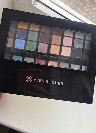 Шикарний набір тіней, пудри, рум'ян ів роше yves rocher