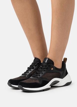 Сникерсы/кроссовки michael kors orion trainer черные