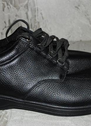 Деми ботинки кожа черные orthfeet 48 размер