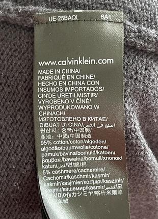 Мужской кардиган на молнии calvin klein jeans cashmere blend6 фото