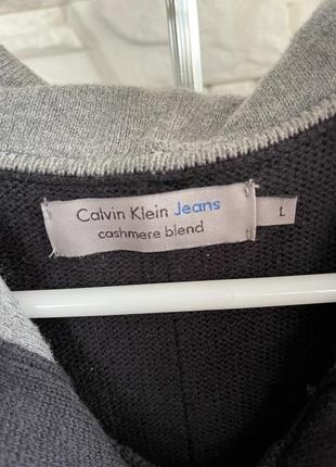 Мужской кардиган на молнии calvin klein jeans cashmere blend5 фото