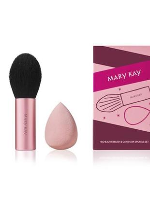 Набор из кисти для хайлайтера и спонжа для контуринга, новинка