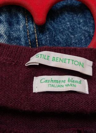 Кофта кардиган benetton cashmere blend3 фото