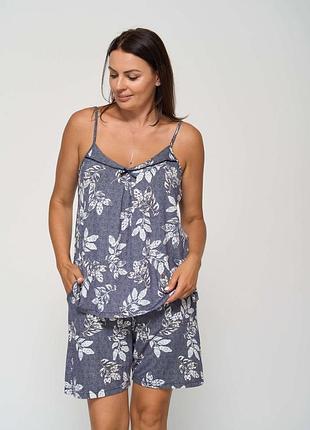 Комплект батальний майка і шорти - віскоза