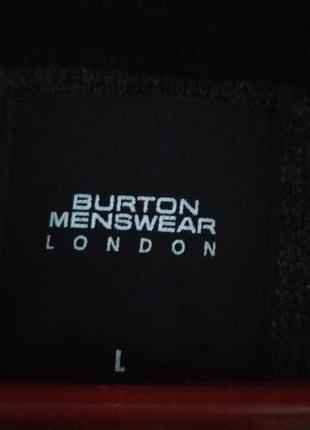 Оригінальний стильний реглан светр джемпер полувер бренду burton menswear london wool4 фото