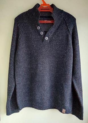 Оригинальный шерстяной реглан свитер полувер burton menswear london wool