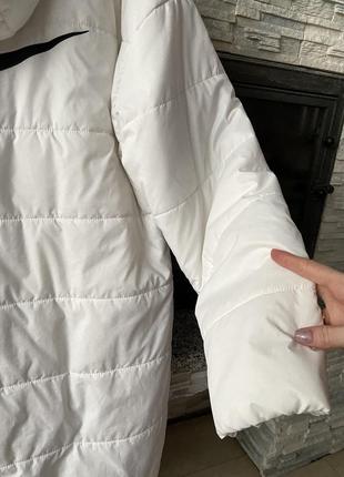 Пуховик куртка пальто парка белая nike8 фото