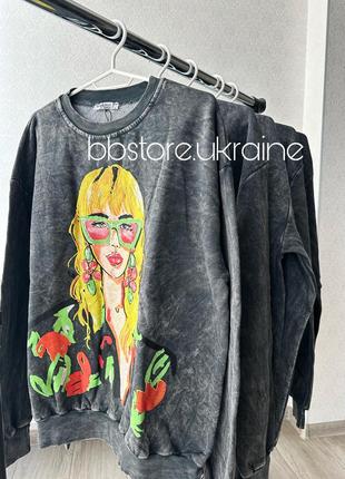 Світшот в стилі zara теплий