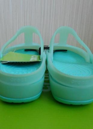 Сандалии crocs mary jane р. w8-25см. оригинал3 фото