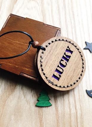 Деревянный автомобильный диффузор "смешка котика"