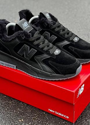 Кроссовки мужские осень — зима new balance с мехом1 фото