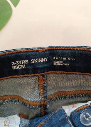 Джинсы брюки брюки брюки denim co на 2-3 года4 фото