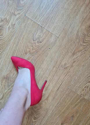 Красные туфли на каблуках mariamare9 фото