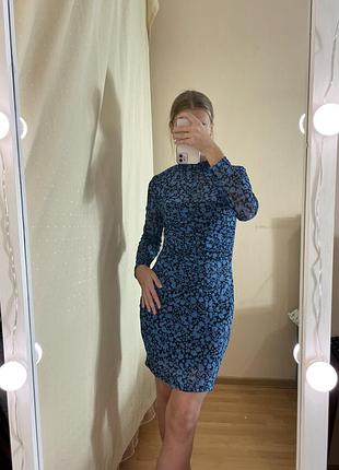 Платье в сеточку, размер s-m