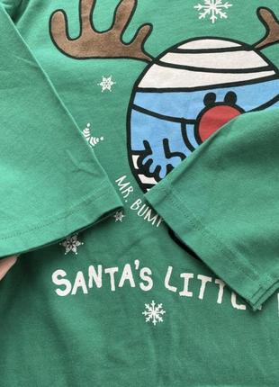 Пижамная новогодняя рождественская кофта помощник санты5 фото